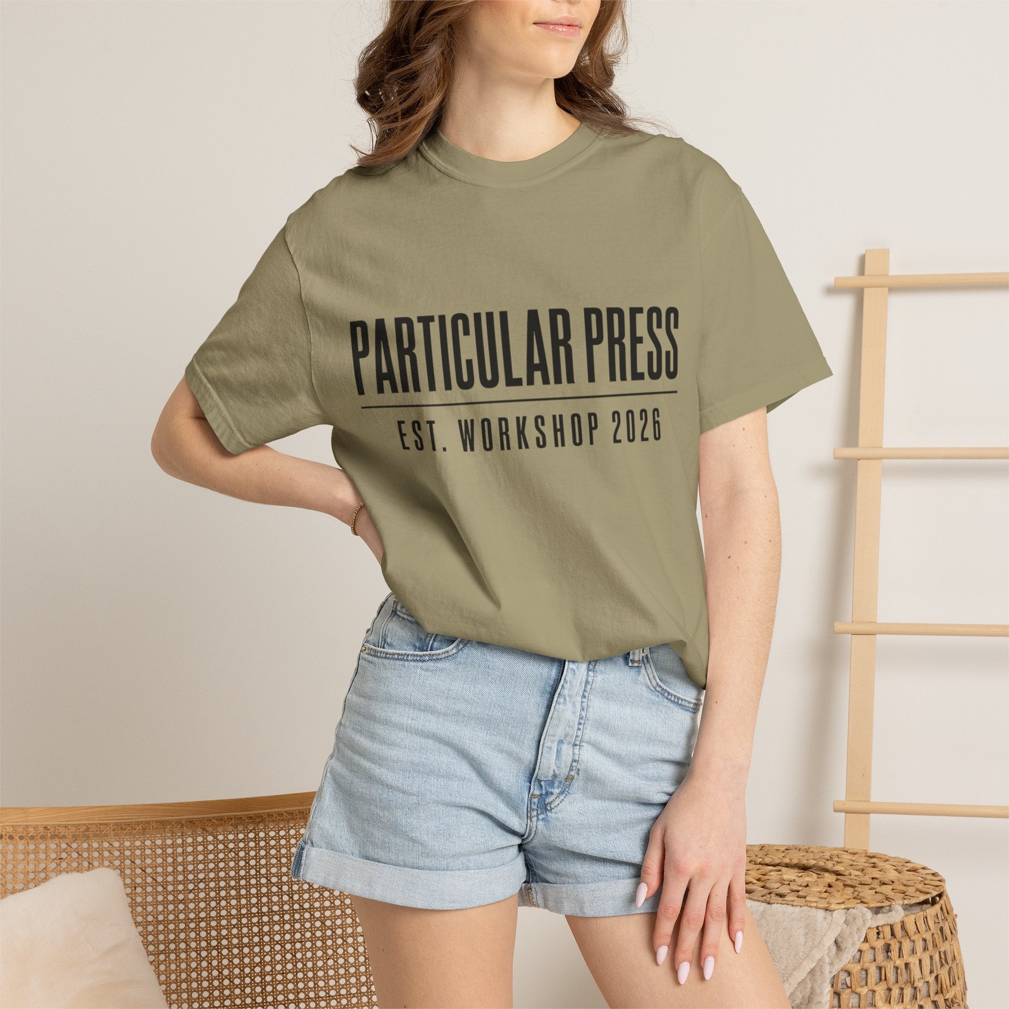 Workshop Est. Tee | Vintage Garage Logo Shirt for Mechanics & Builders