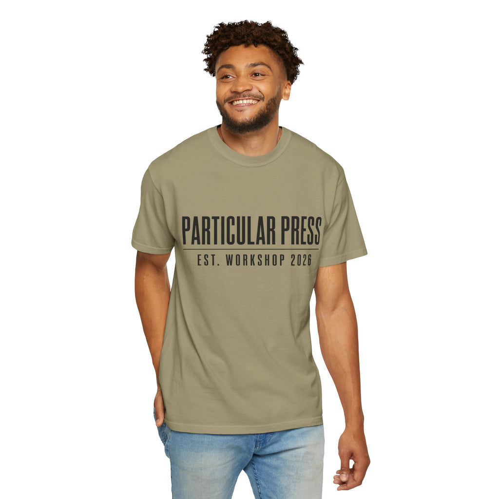 Workshop Est. Tee | Vintage Garage Logo Shirt for Mechanics & Builders