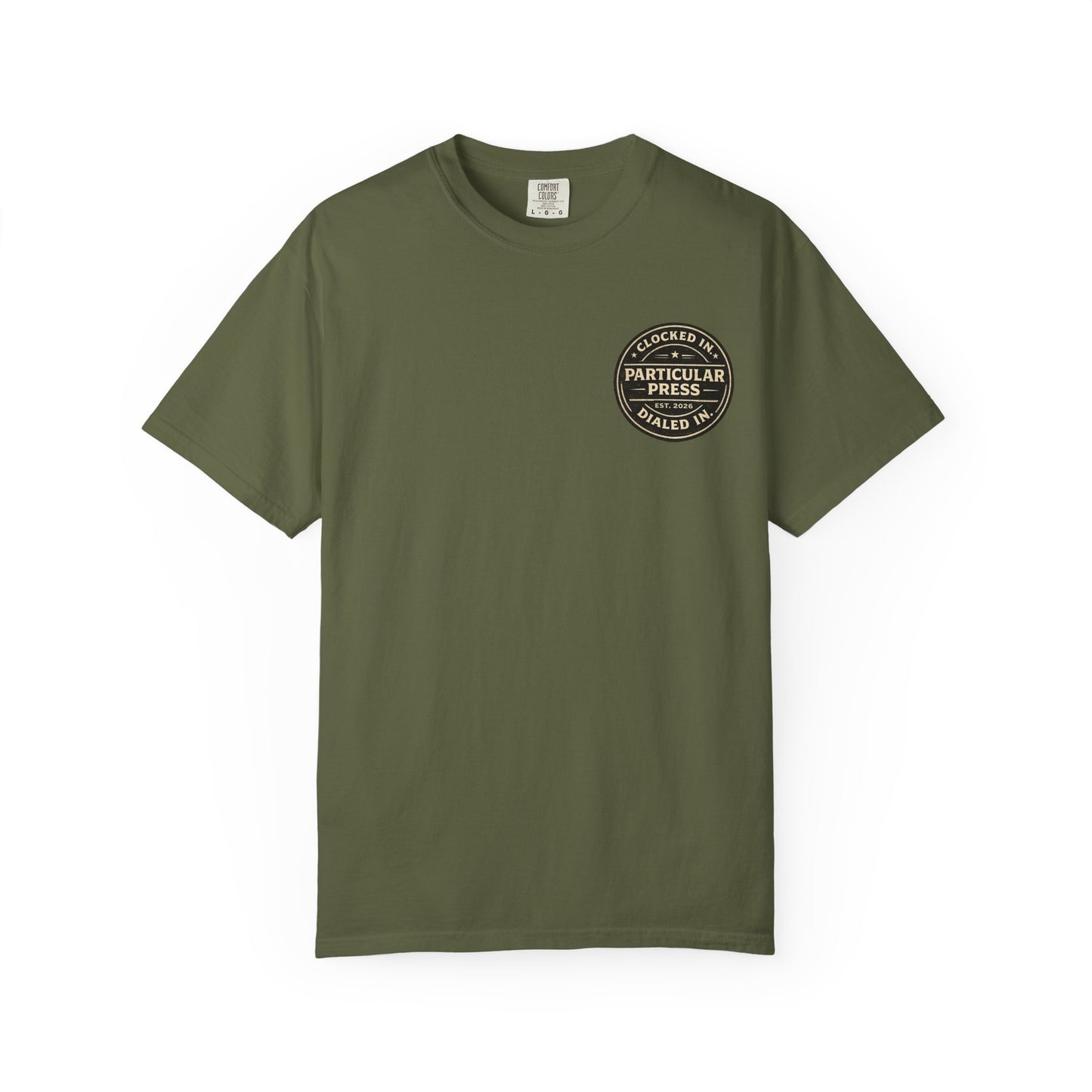 Particular Press 'Clocked In • Dialed In' T-Shirt