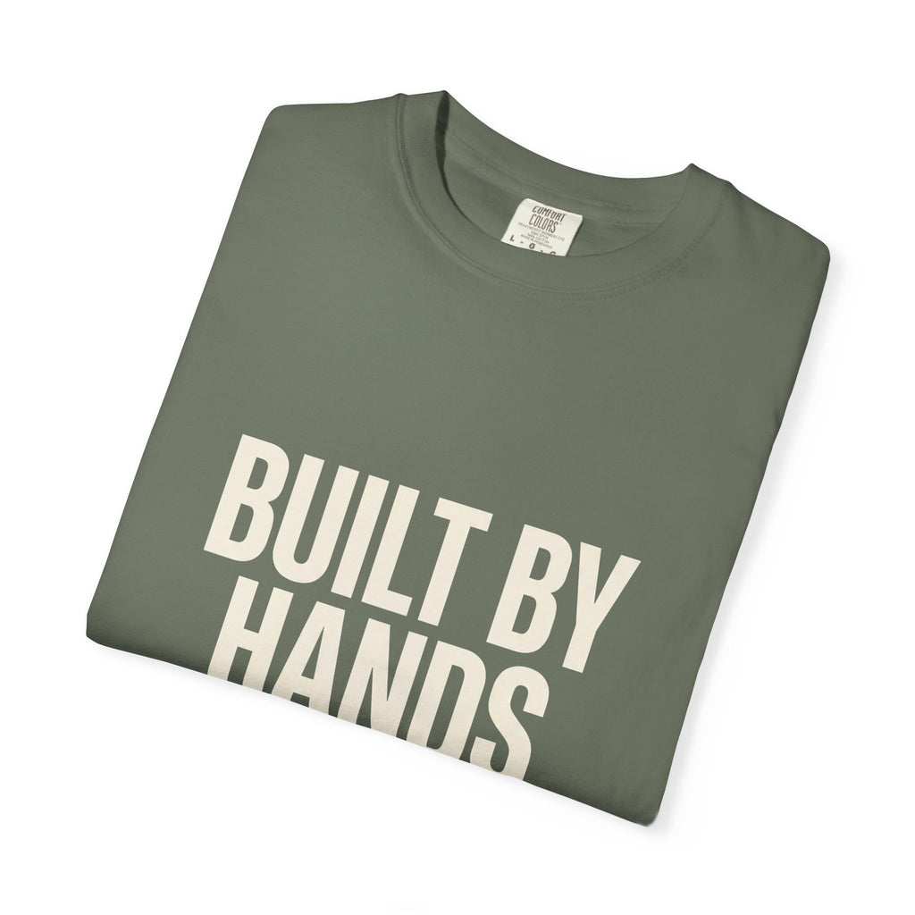 Built By Hands T-Shirt – Mechanic/Builder Tool Graphic Tee