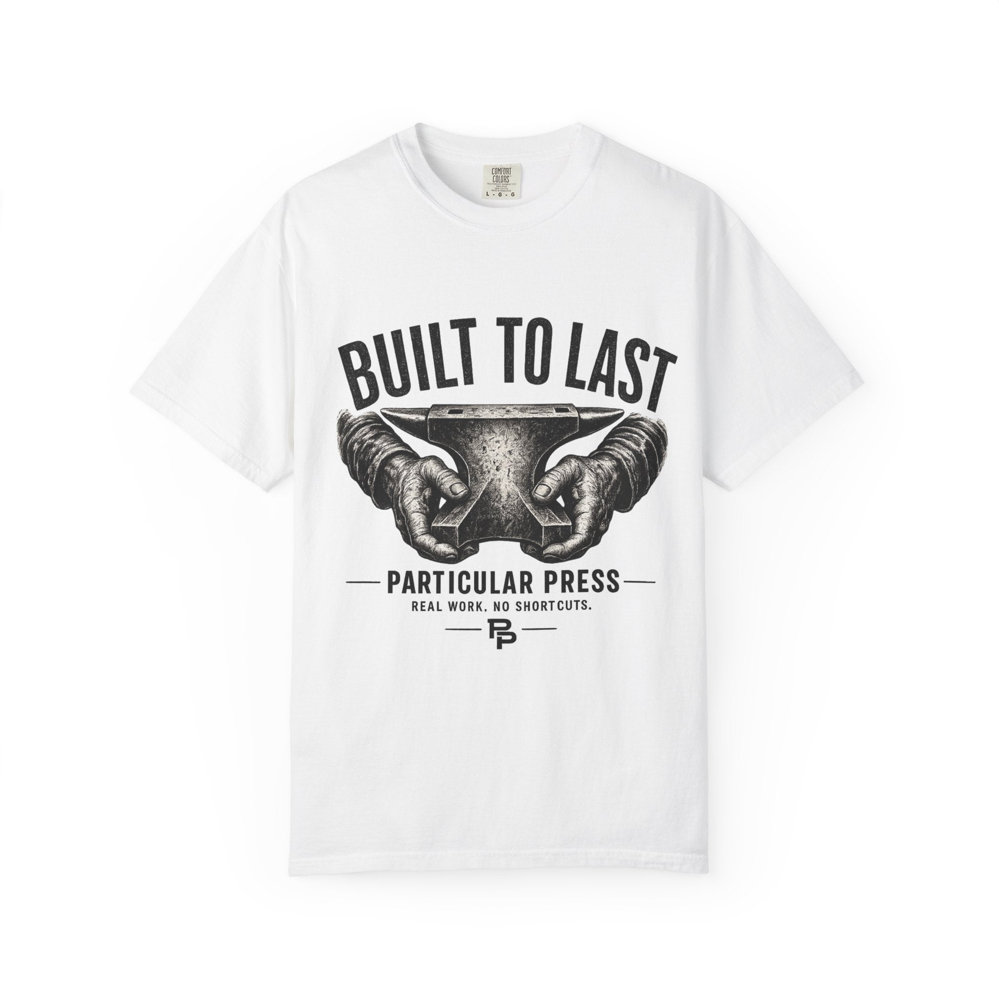 Built to Last T-Shirt — 'Particular Press' Vintage Anvil Graphic