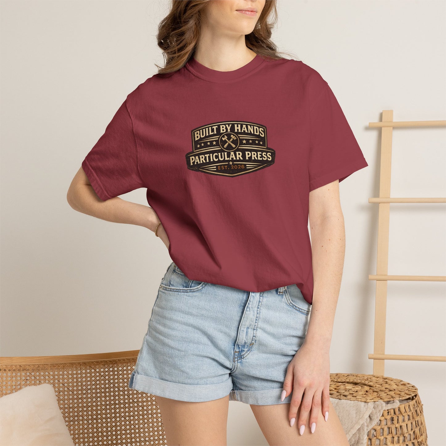 Built By Hands T-Shirt — 'Built by Hands, Backed by Experience' Vintage Workwear Tee