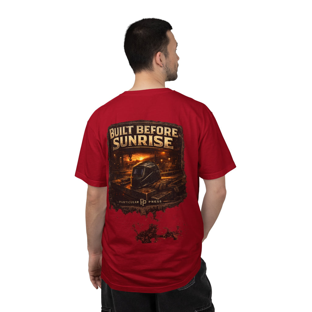 Built Before Sunrise T-Shirt — Night Shift / Construction Truck Tee