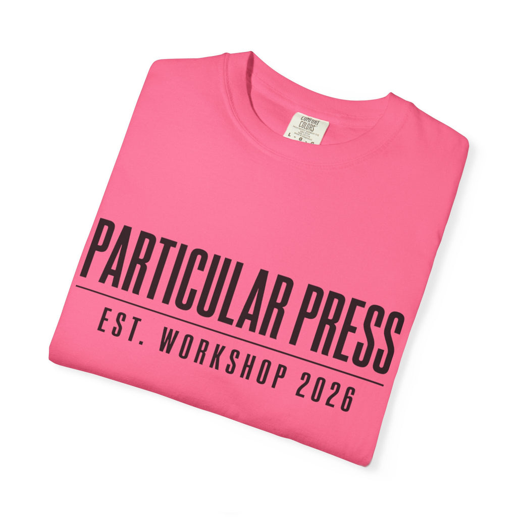 Workshop Est. Tee | Vintage Garage Logo Shirt for Mechanics & Builders