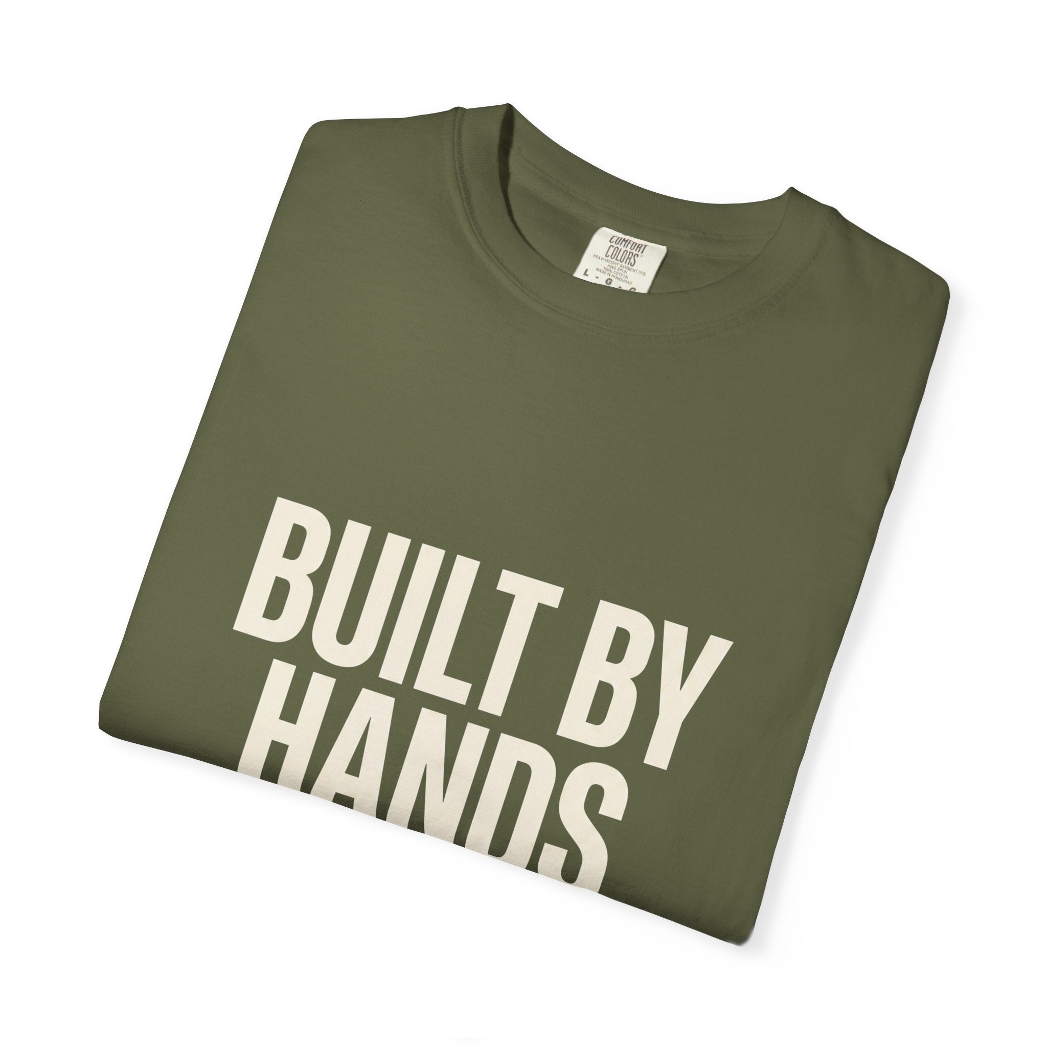 Built By Hands T-Shirt – Mechanic/Builder Tool Graphic Tee