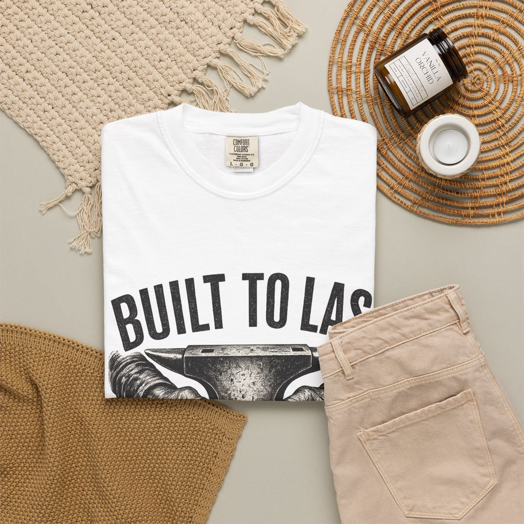 Built to Last T-Shirt — 'Particular Press' Vintage Anvil Graphic