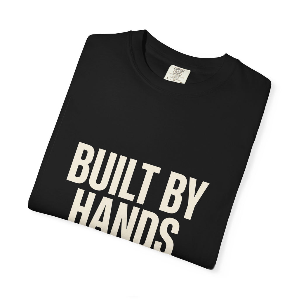 Built By Hands T-Shirt – Mechanic/Builder Tool Graphic Tee