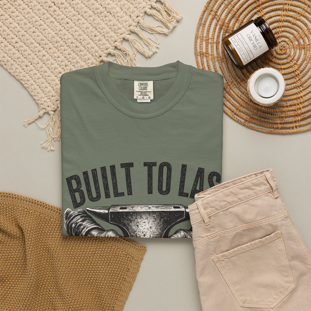 Built to Last T-Shirt — 'Particular Press' Vintage Anvil Graphic