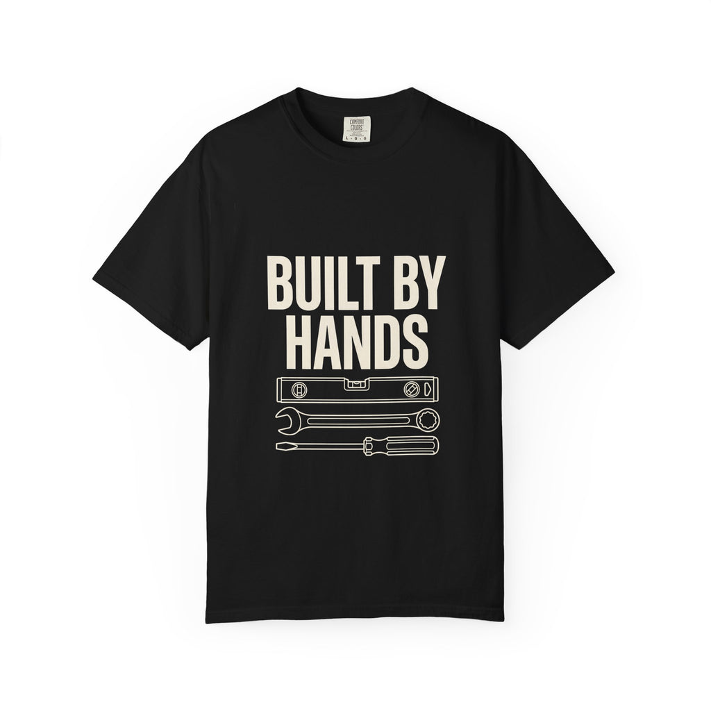 Built By Hands T-Shirt – Mechanic/Builder Tool Graphic Tee