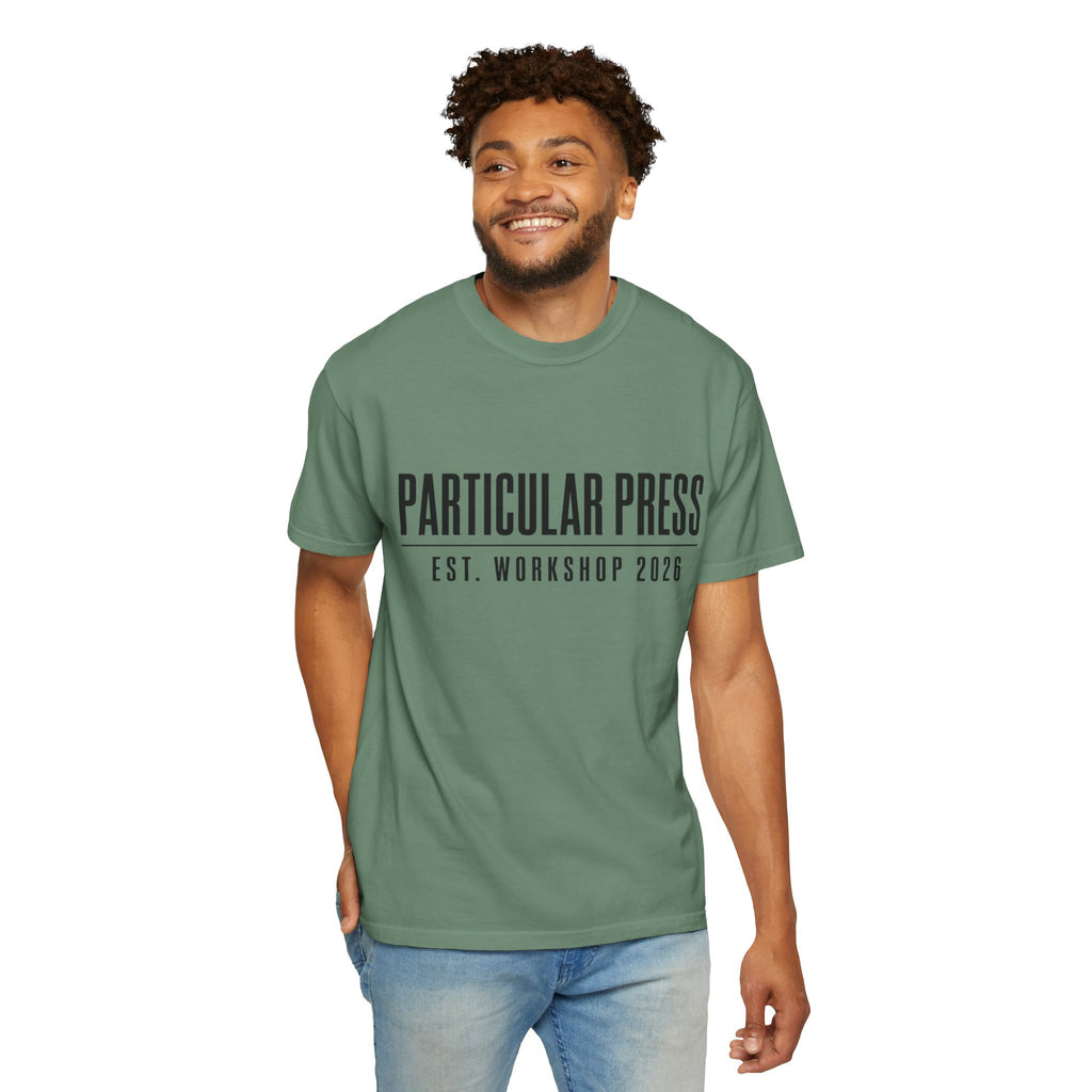 Workshop Est. Tee | Vintage Garage Logo Shirt for Mechanics & Builders