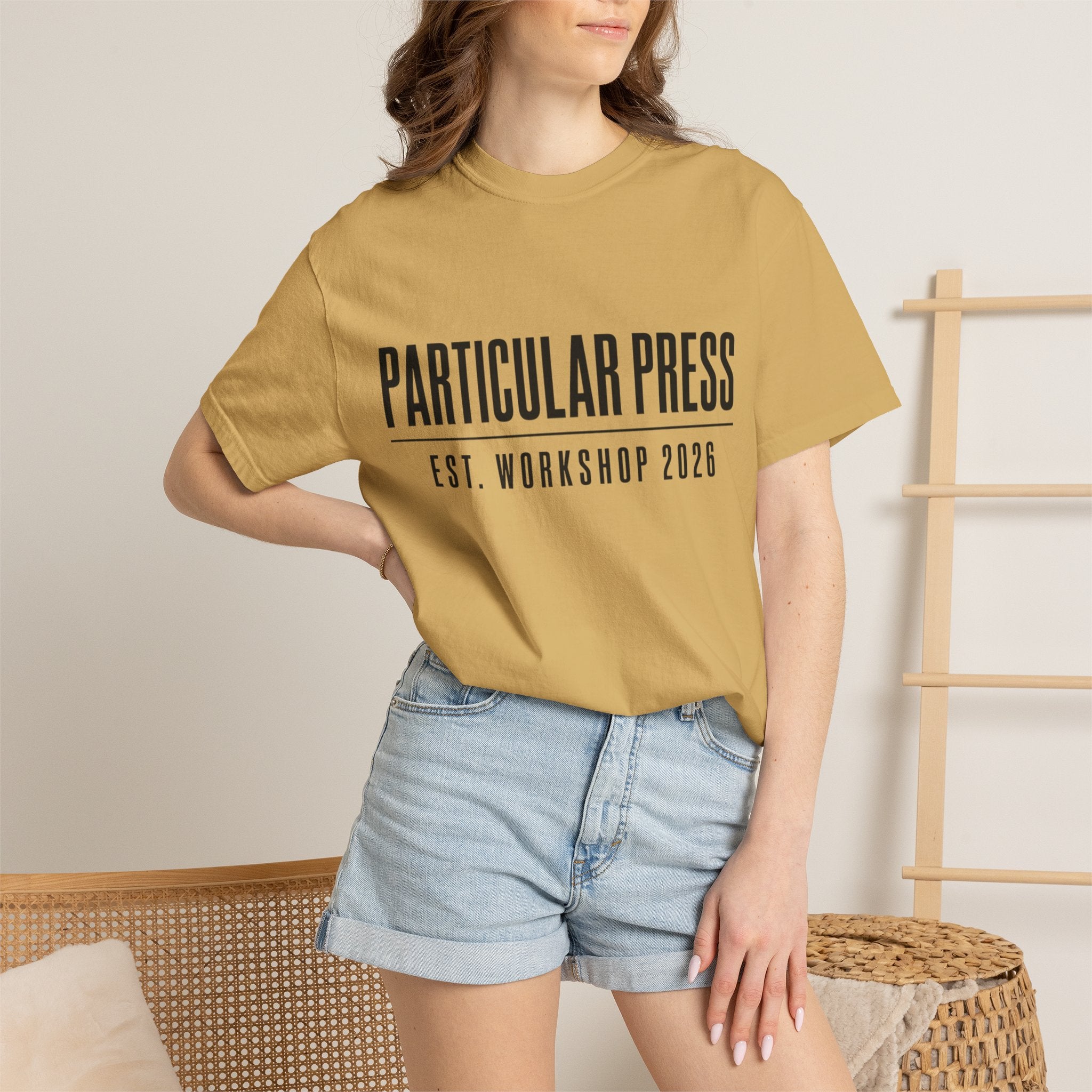 Workshop Est. Tee | Vintage Garage Logo Shirt for Mechanics & Builders