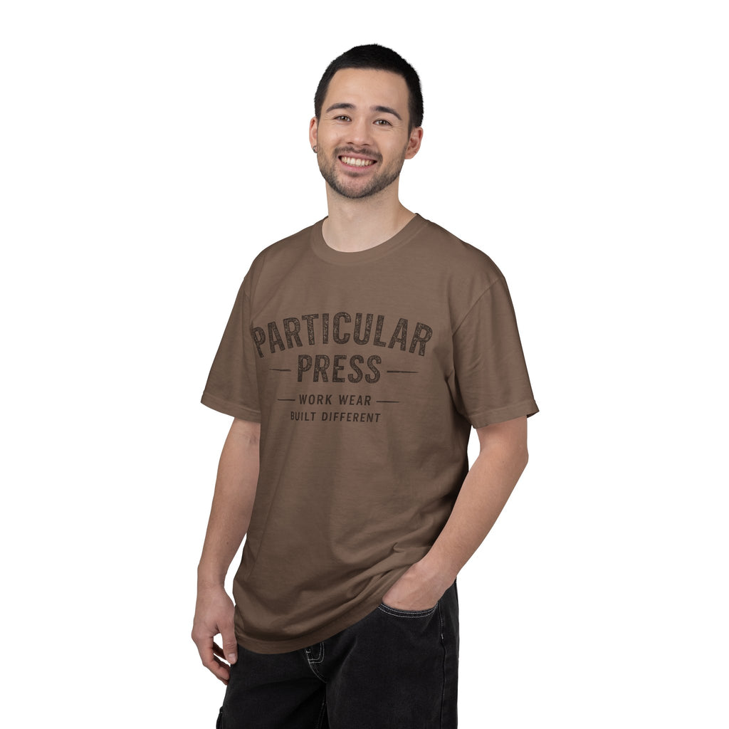 Particular Press 'Work Wear Built Different' Garment-Dyed T-Shirt
