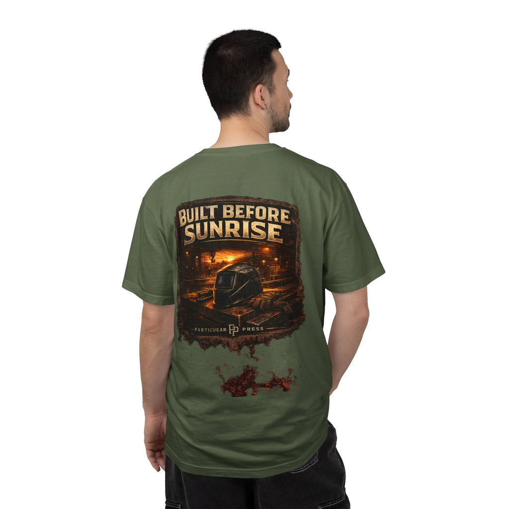 Built Before Sunrise T-Shirt — Night Shift / Construction Truck Tee