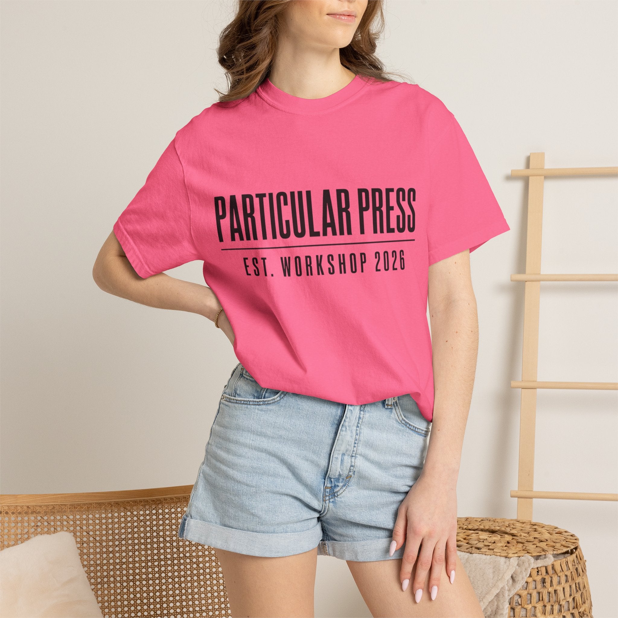 Workshop Est. Tee | Vintage Garage Logo Shirt for Mechanics & Builders