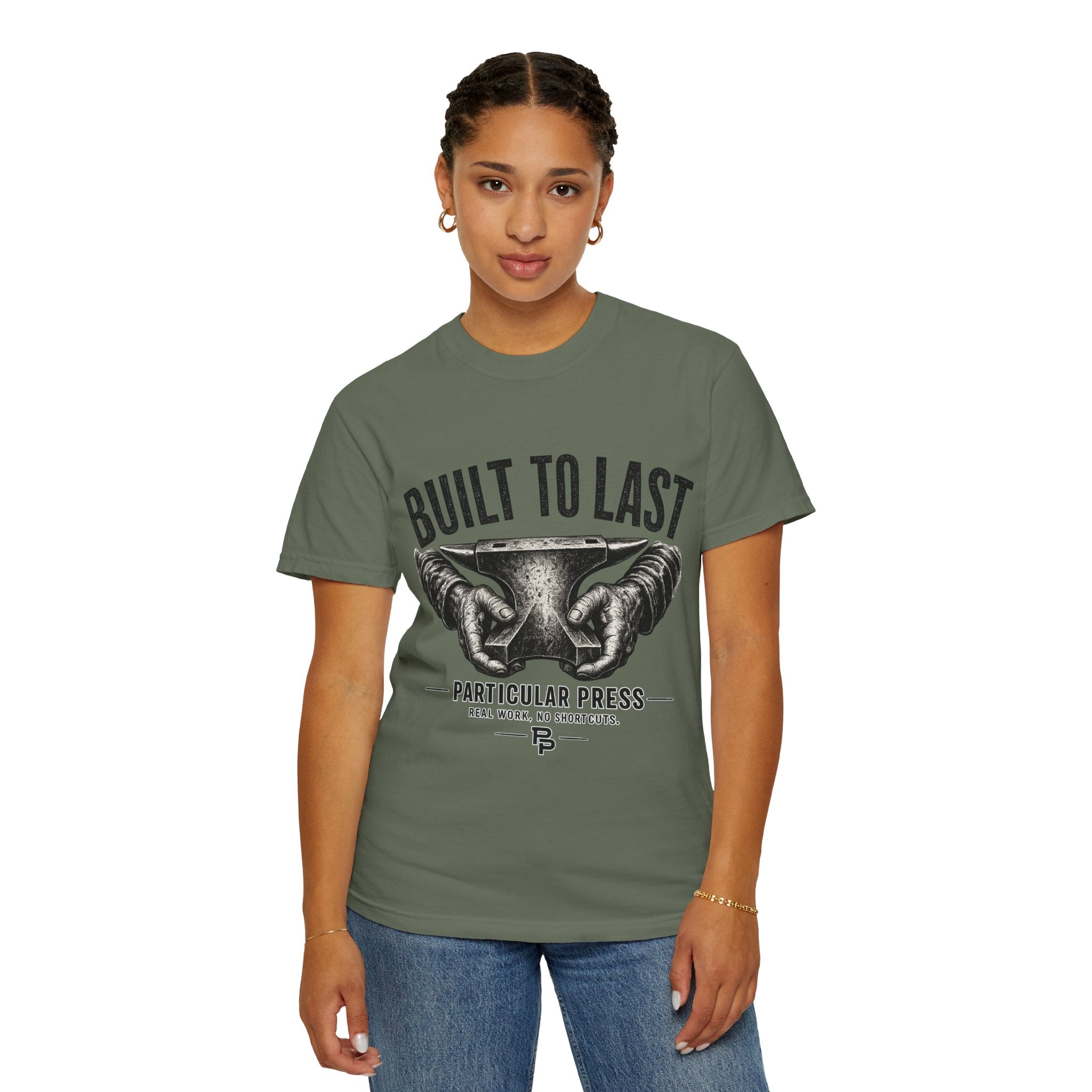 Built to Last T-Shirt — 'Particular Press' Vintage Anvil Graphic