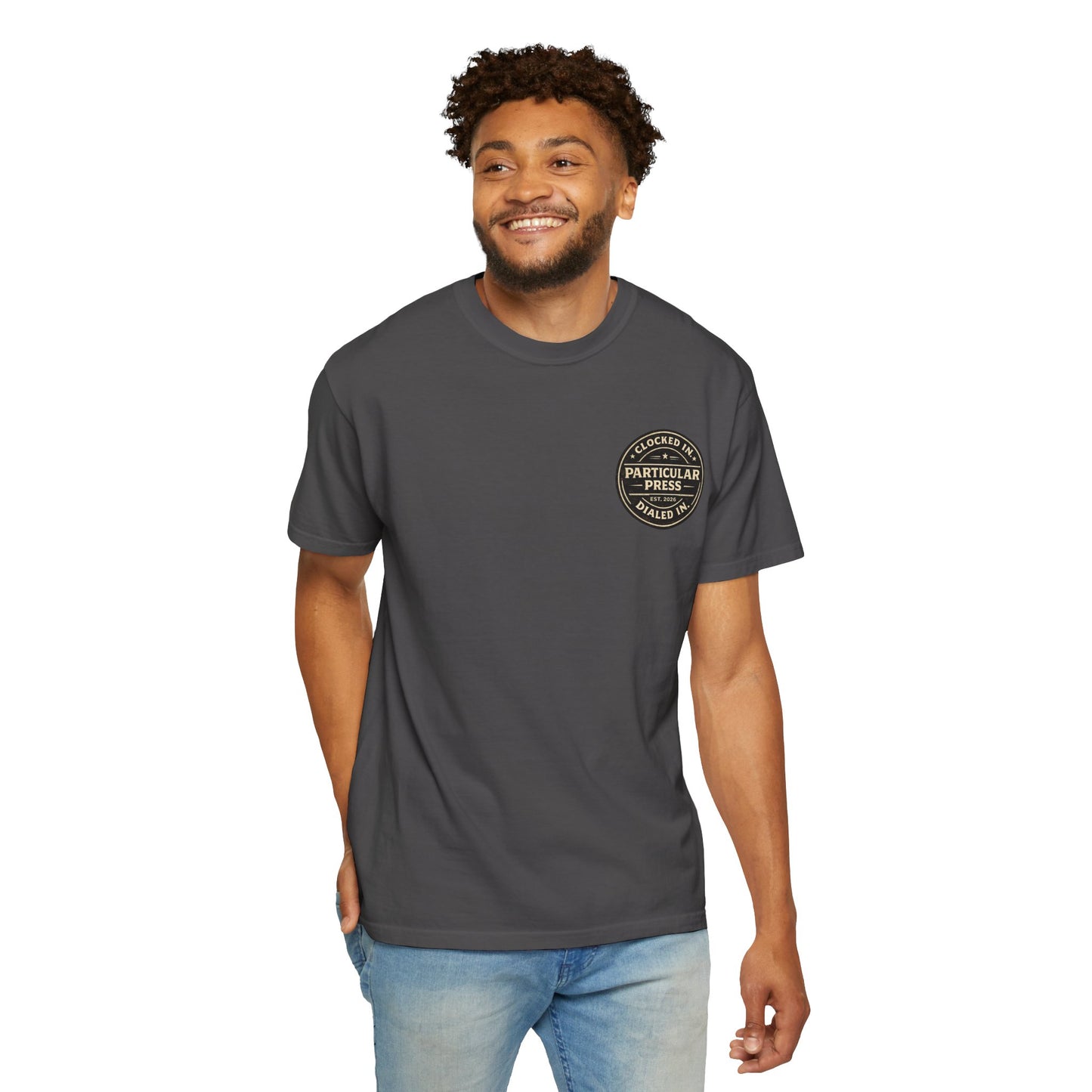 Particular Press 'Clocked In • Dialed In' T-Shirt
