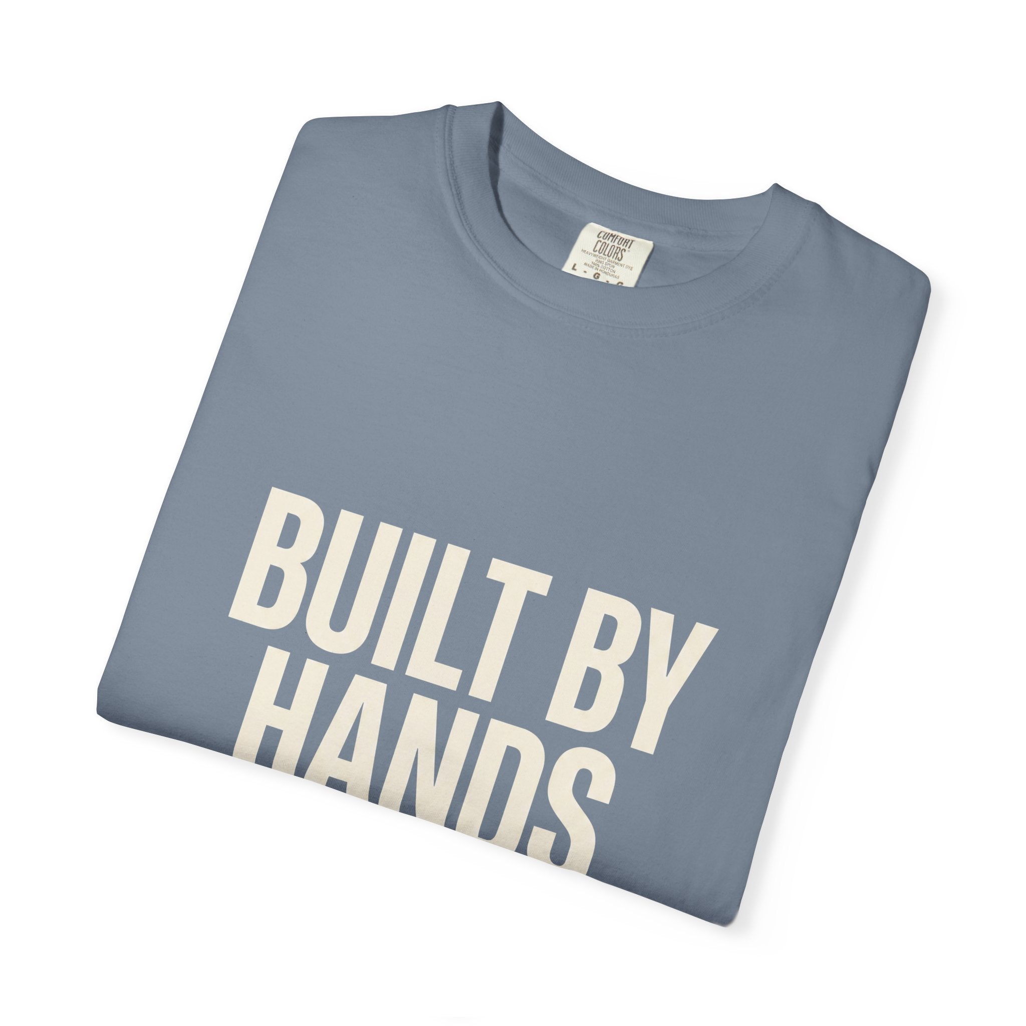 Built By Hands T-Shirt – Mechanic/Builder Tool Graphic Tee