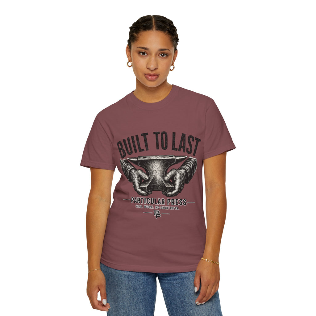 Built to Last T-Shirt — 'Particular Press' Vintage Anvil Graphic