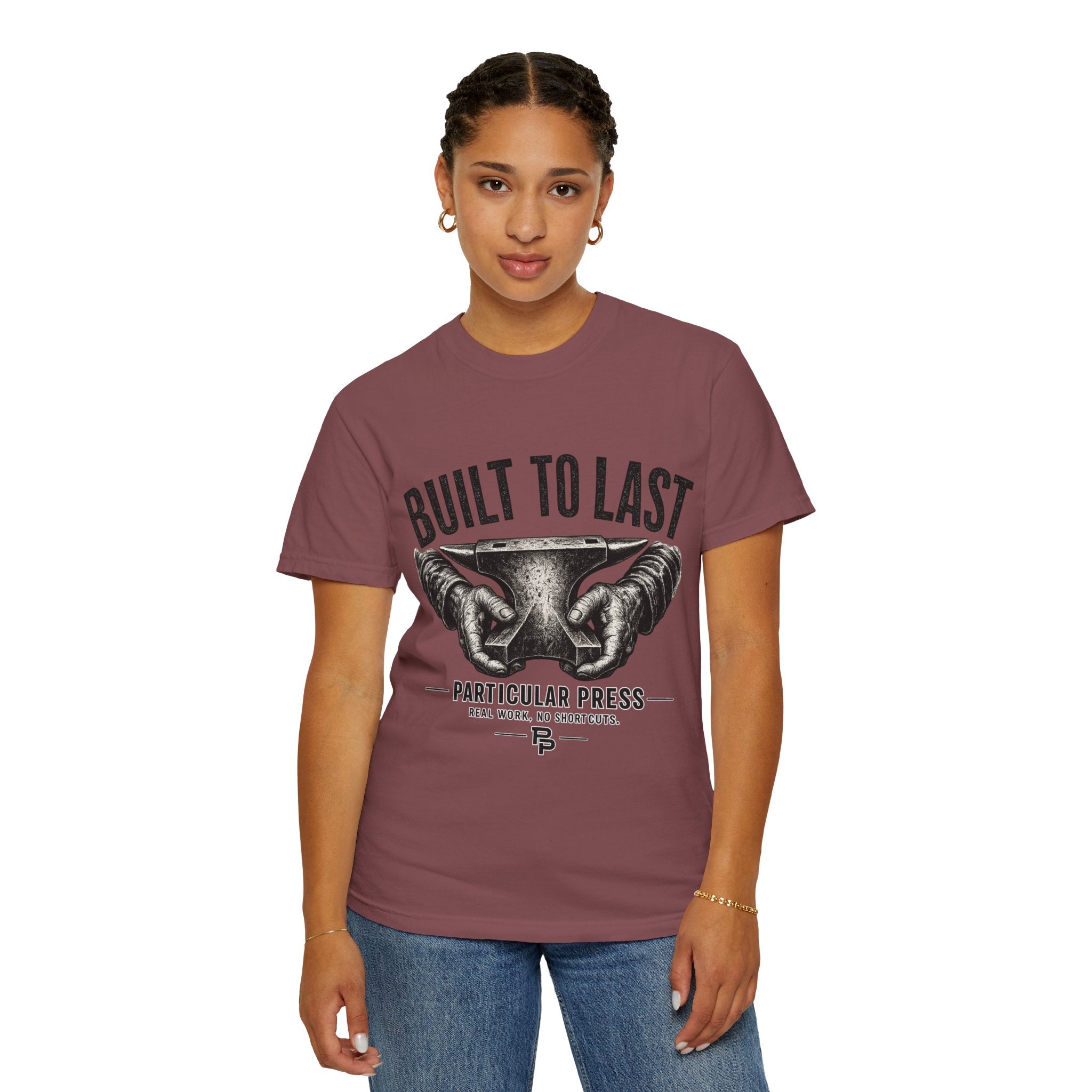 Built to Last T-Shirt — 'Particular Press' Vintage Anvil Graphic