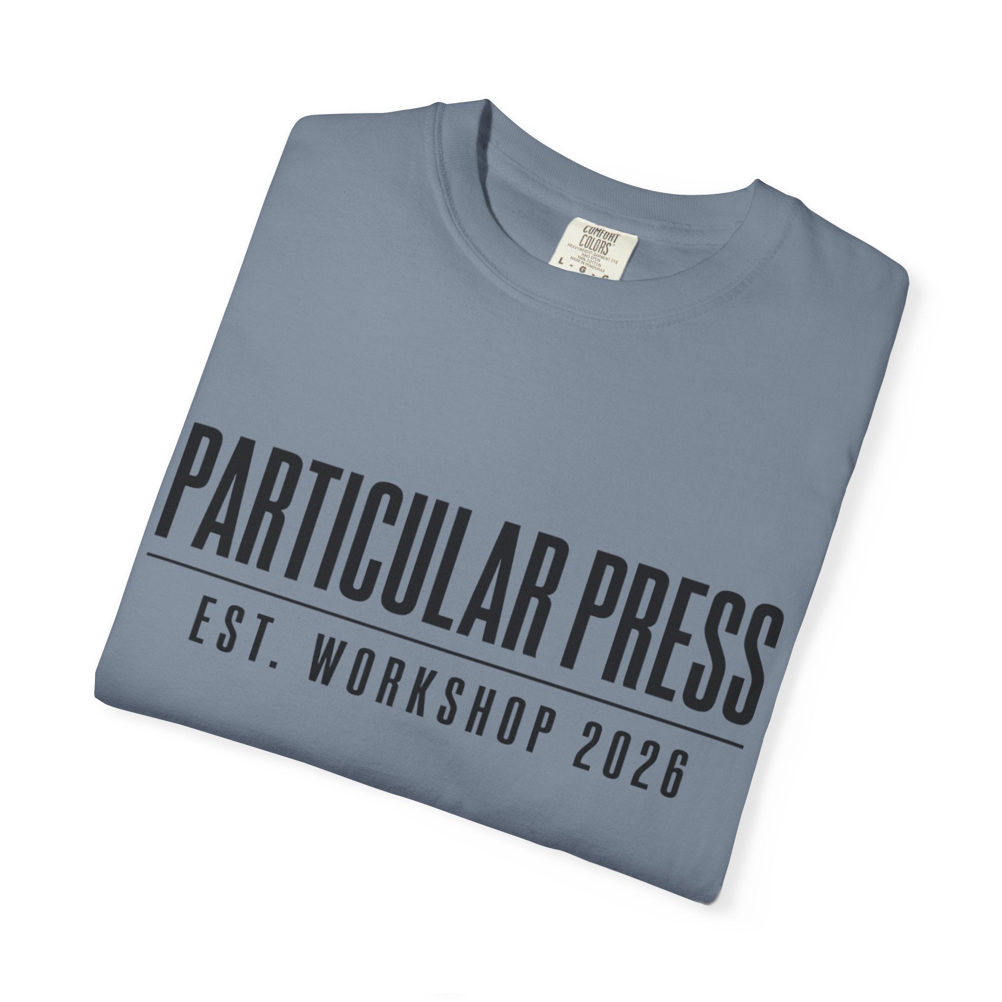 Workshop Est. Tee | Vintage Garage Logo Shirt for Mechanics & Builders