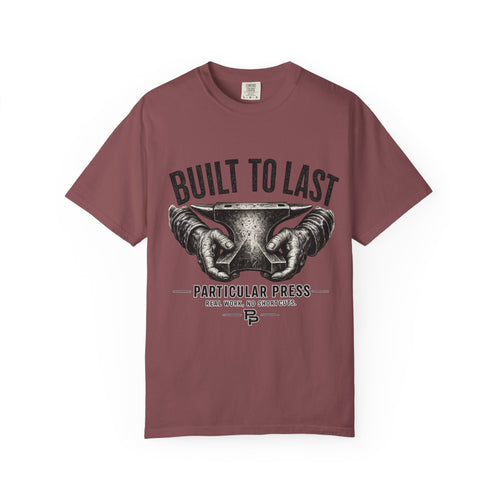 Built to Last T-Shirt — 'Particular Press' Vintage Anvil Graphic