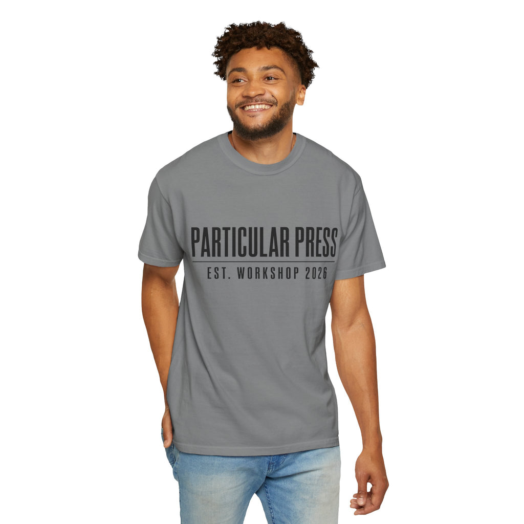 Workshop Est. Tee | Vintage Garage Logo Shirt for Mechanics & Builders