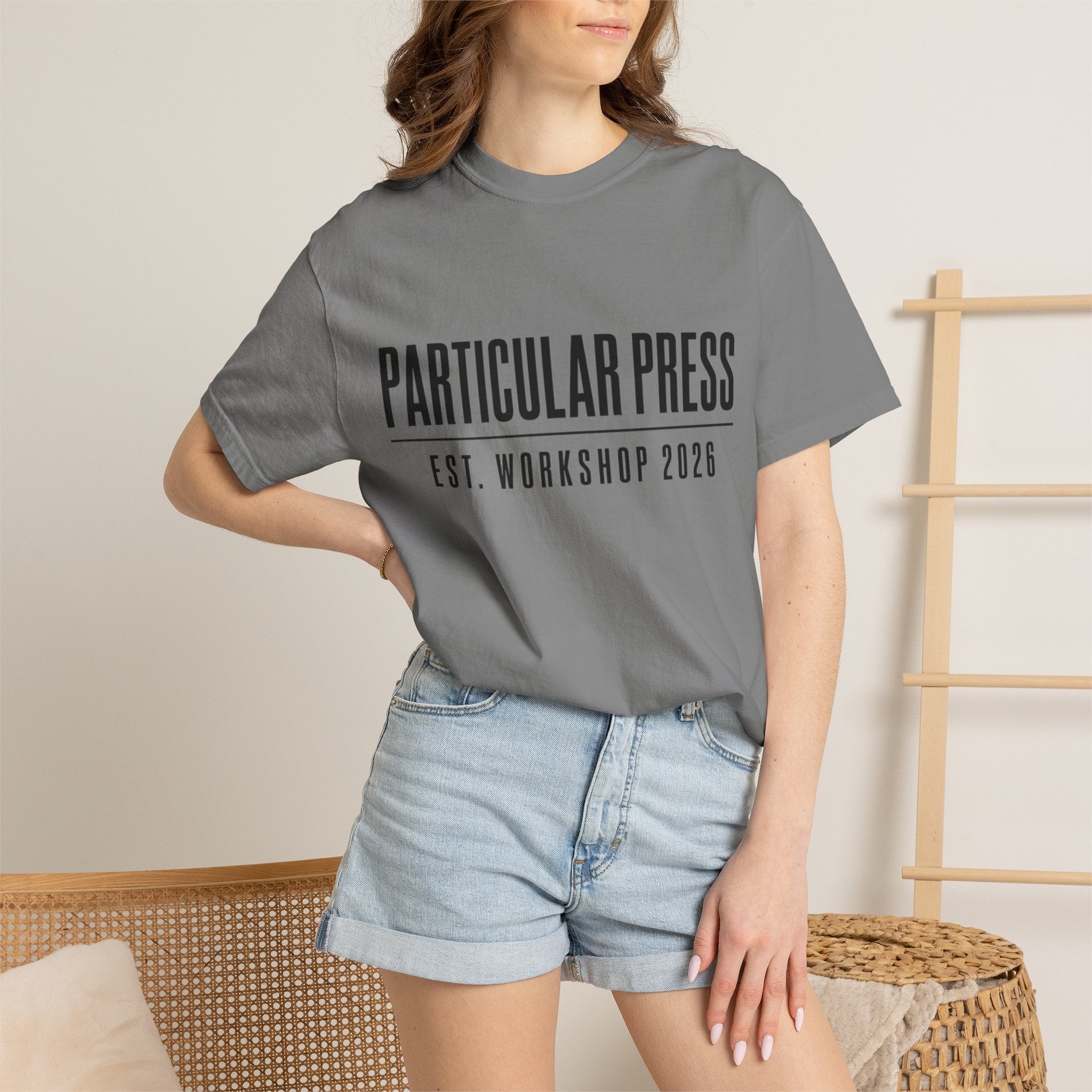 Workshop Est. Tee | Vintage Garage Logo Shirt for Mechanics & Builders