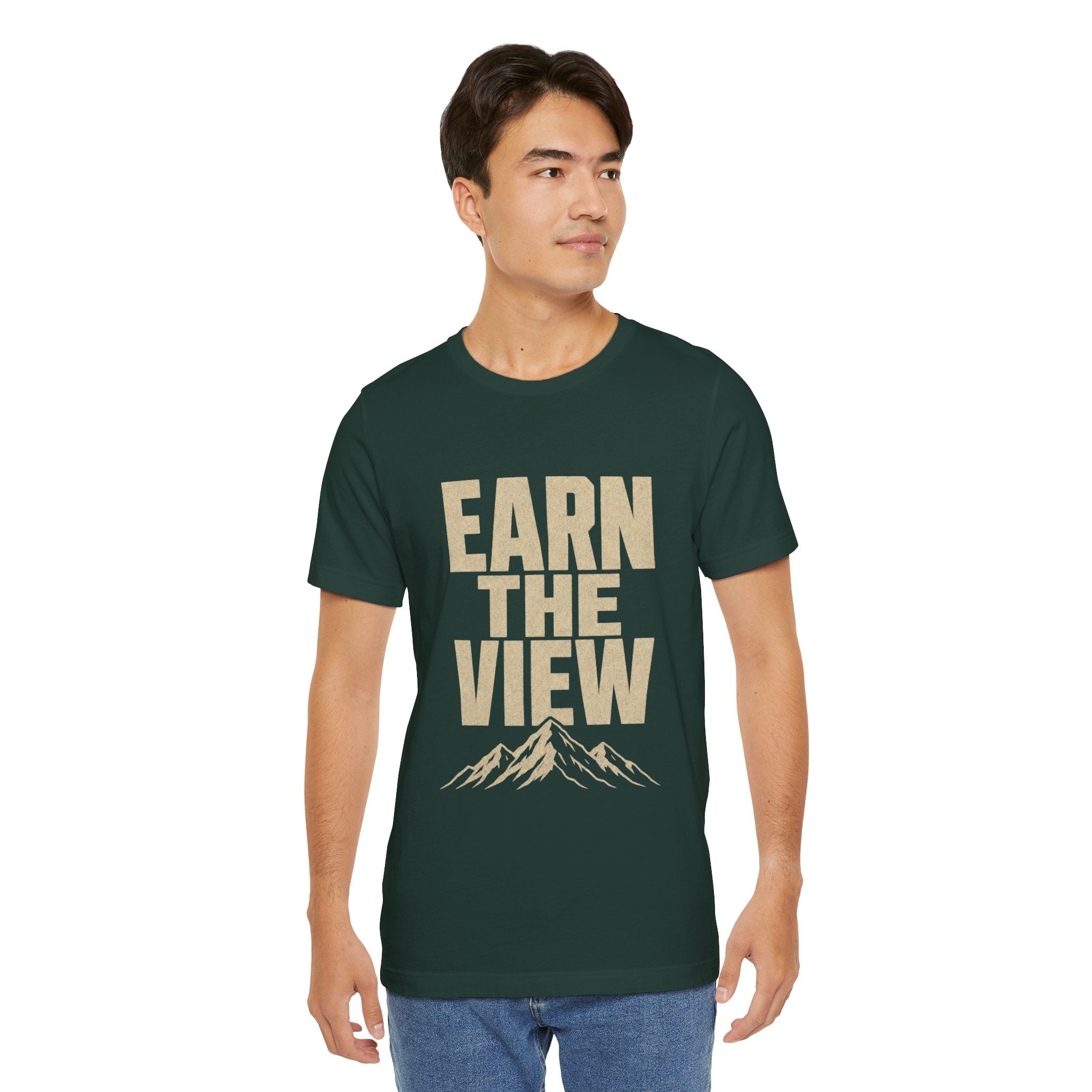 Earn The View Tee | Hiking & Outdoor Adventure Graphic Shirt