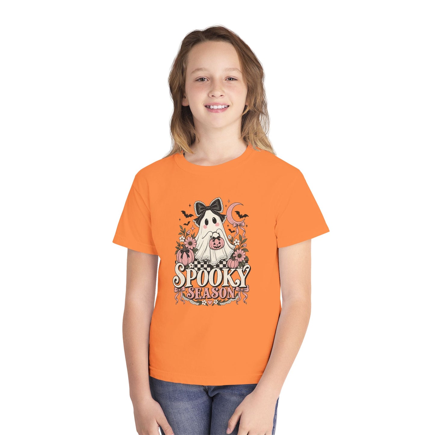 Kids Halloween 'Spooky Season' Ghost Tee