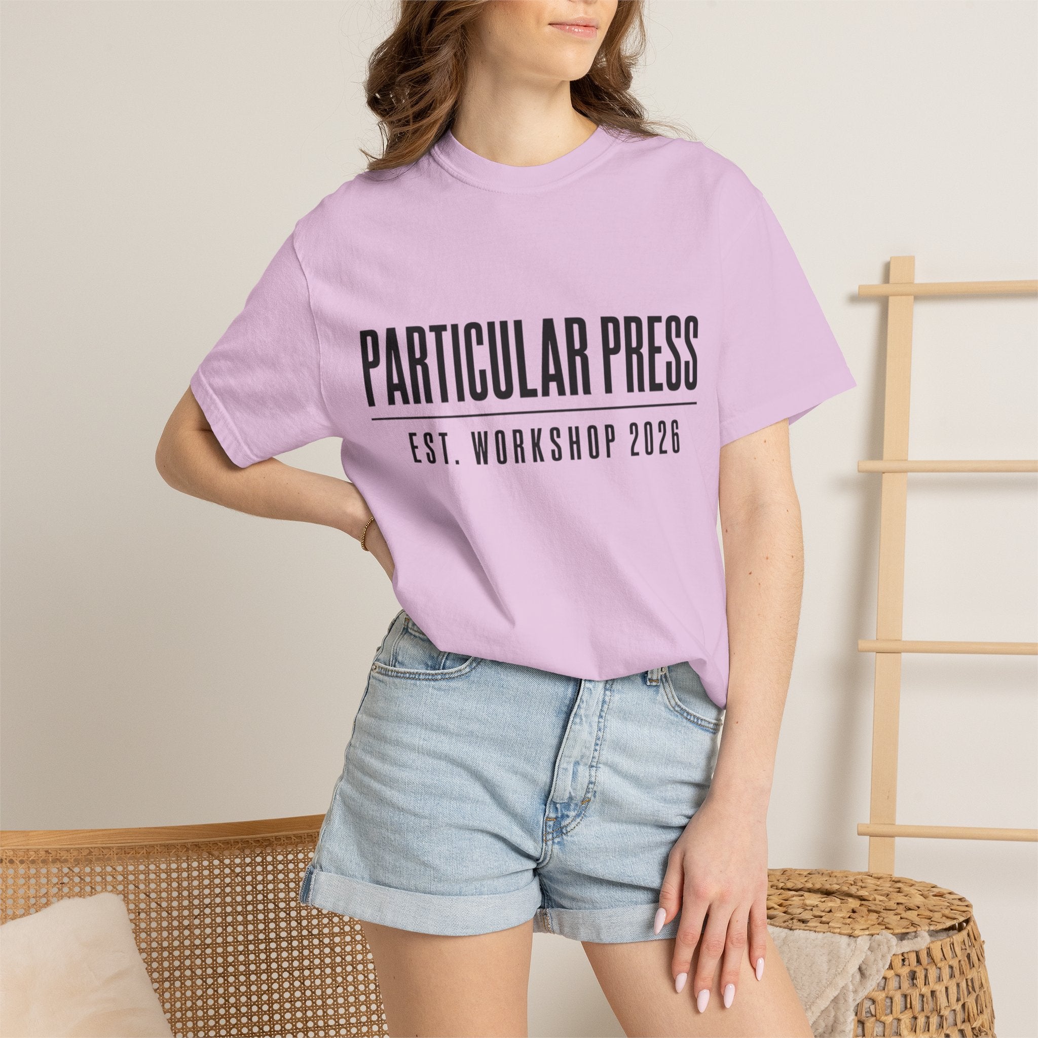 Workshop Est. Tee | Vintage Garage Logo Shirt for Mechanics & Builders