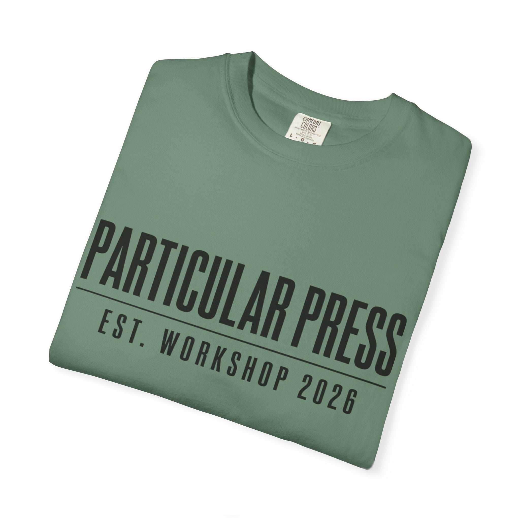 Workshop Est. Tee | Vintage Garage Logo Shirt for Mechanics & Builders