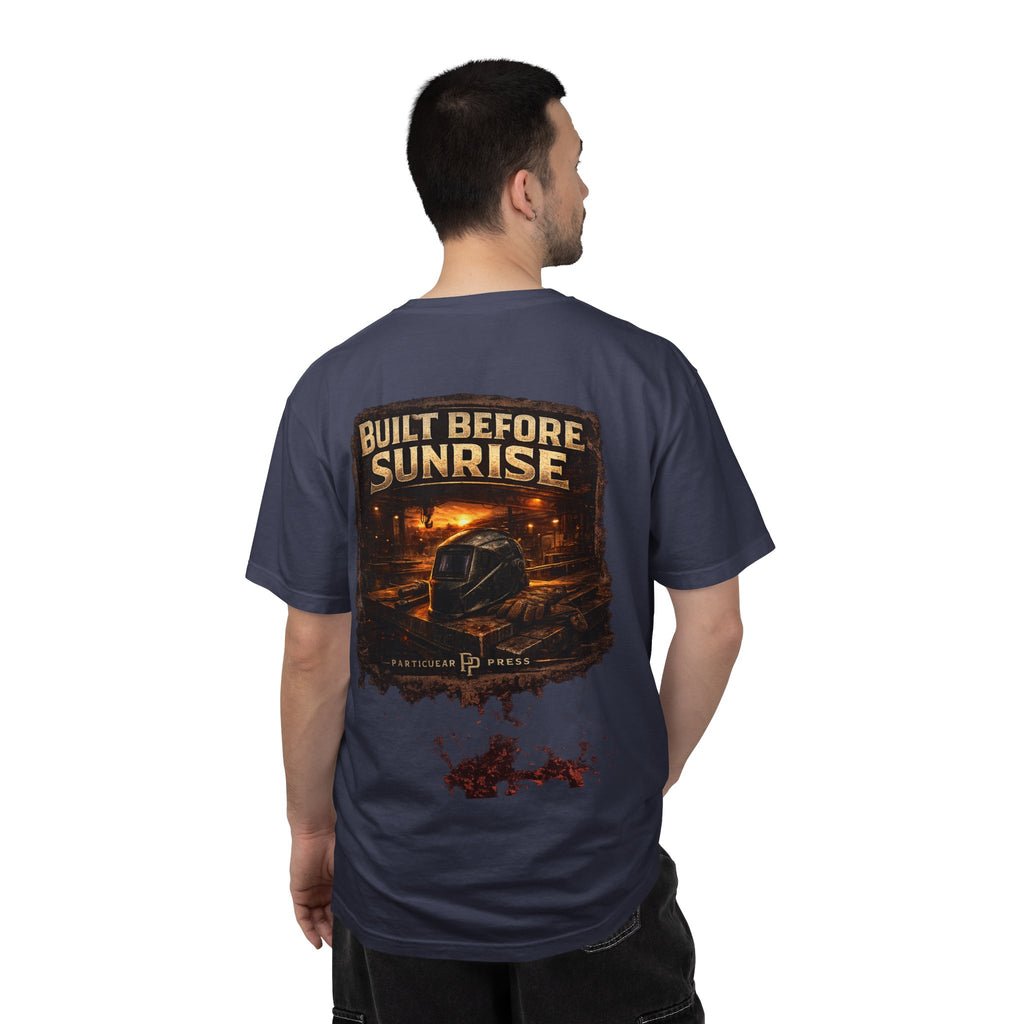 Built Before Sunrise T-Shirt — Night Shift / Construction Truck Tee
