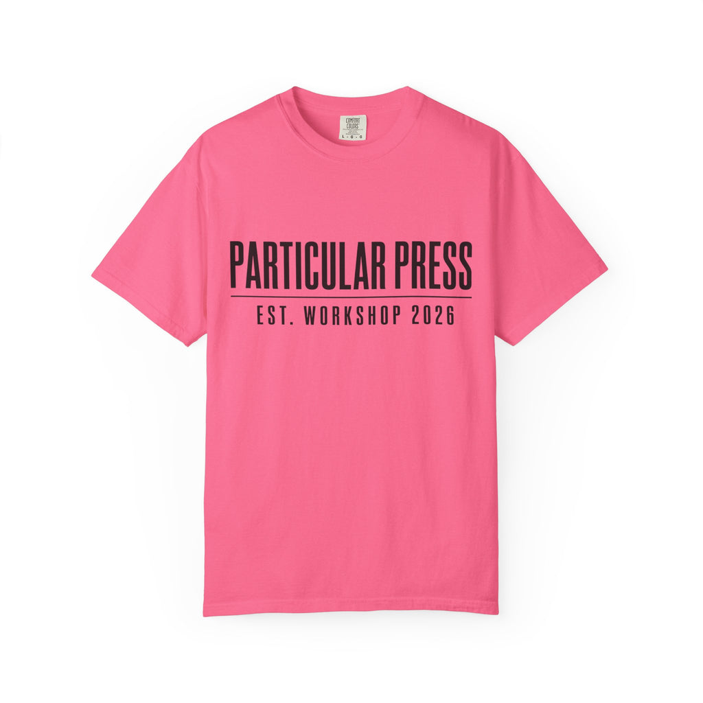 Workshop Est. Tee | Vintage Garage Logo Shirt for Mechanics & Builders