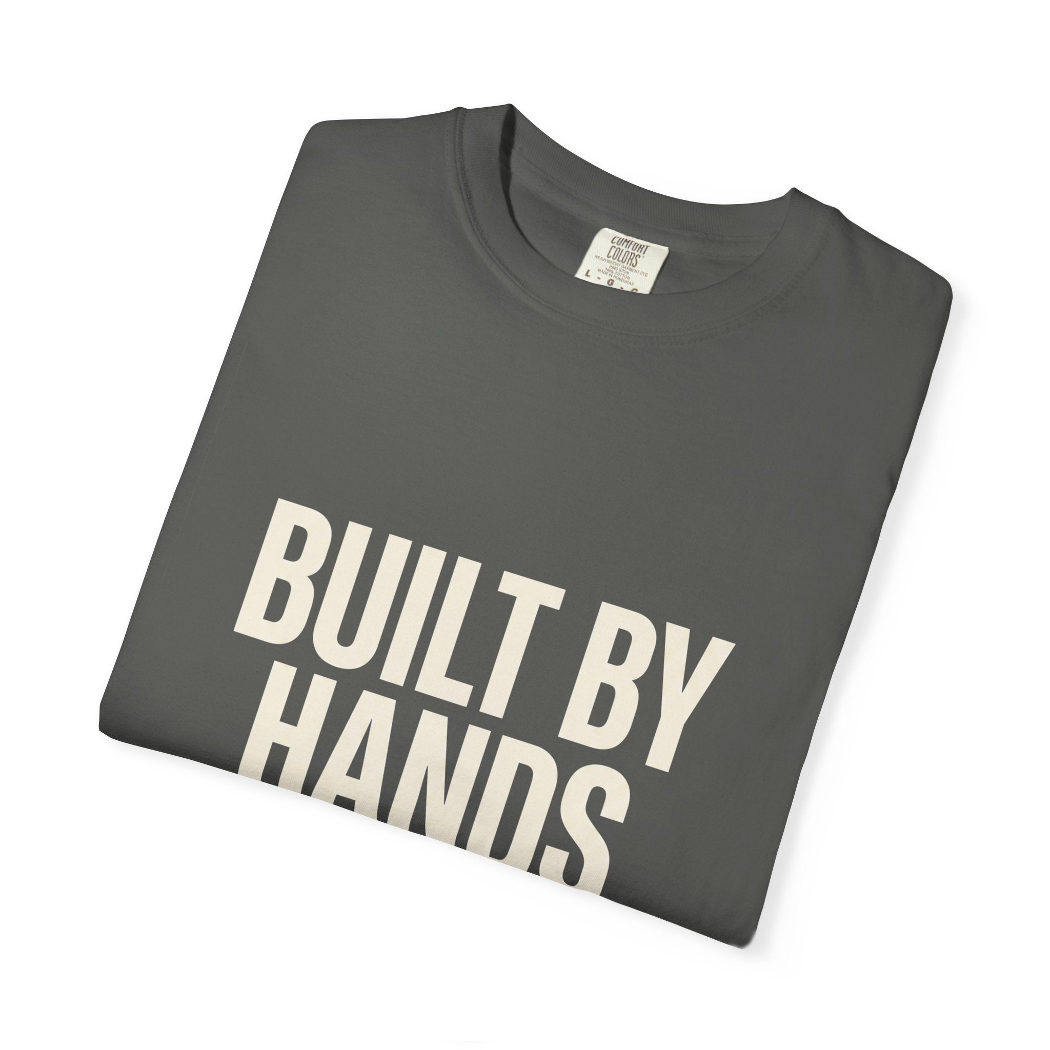 Built By Hands T-Shirt – Mechanic/Builder Tool Graphic Tee