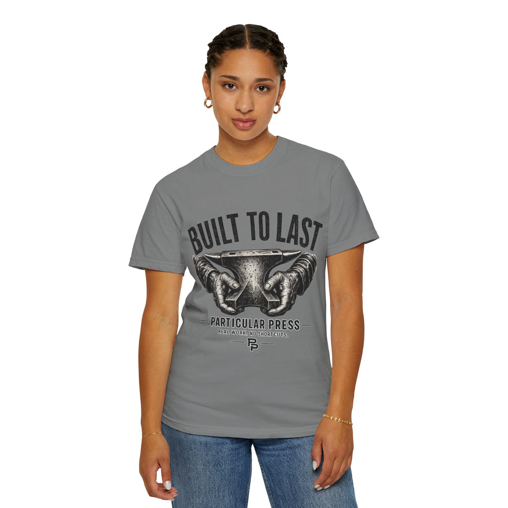 Built to Last T-Shirt — 'Particular Press' Vintage Anvil Graphic
