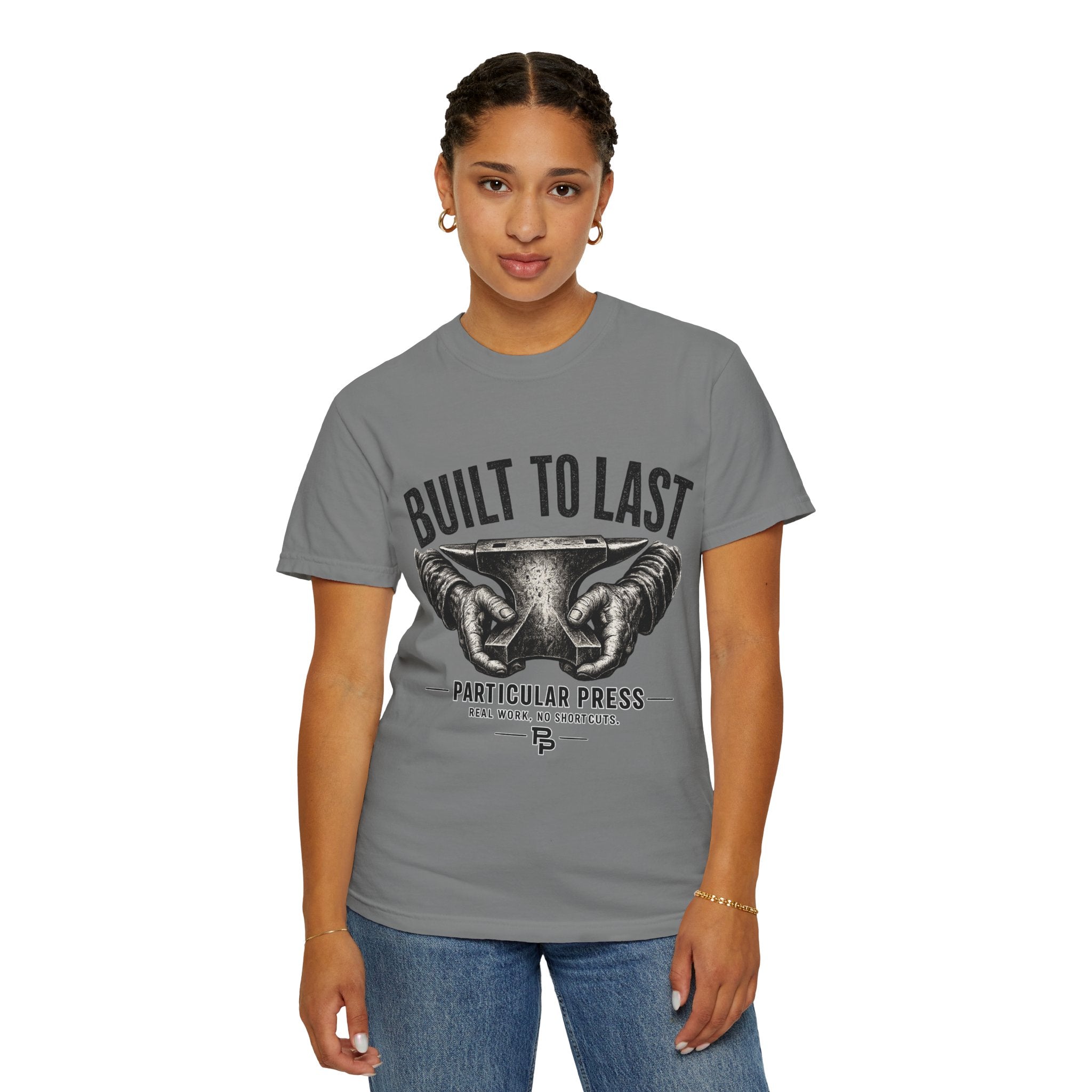 Built to Last T-Shirt — 'Particular Press' Vintage Anvil Graphic