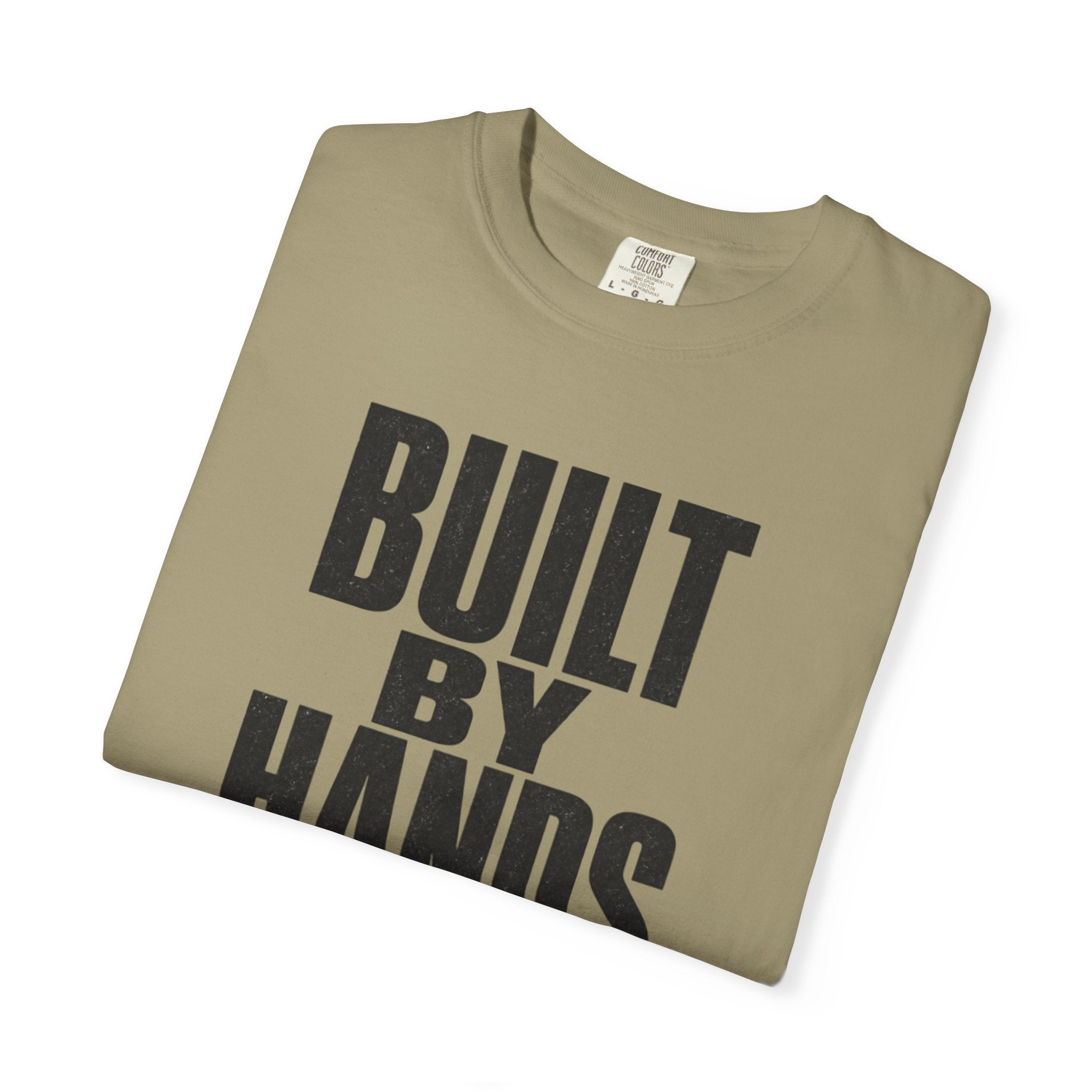 Built By Hands T-Shirt – Mechanic/Builder Tool Graphic Tee