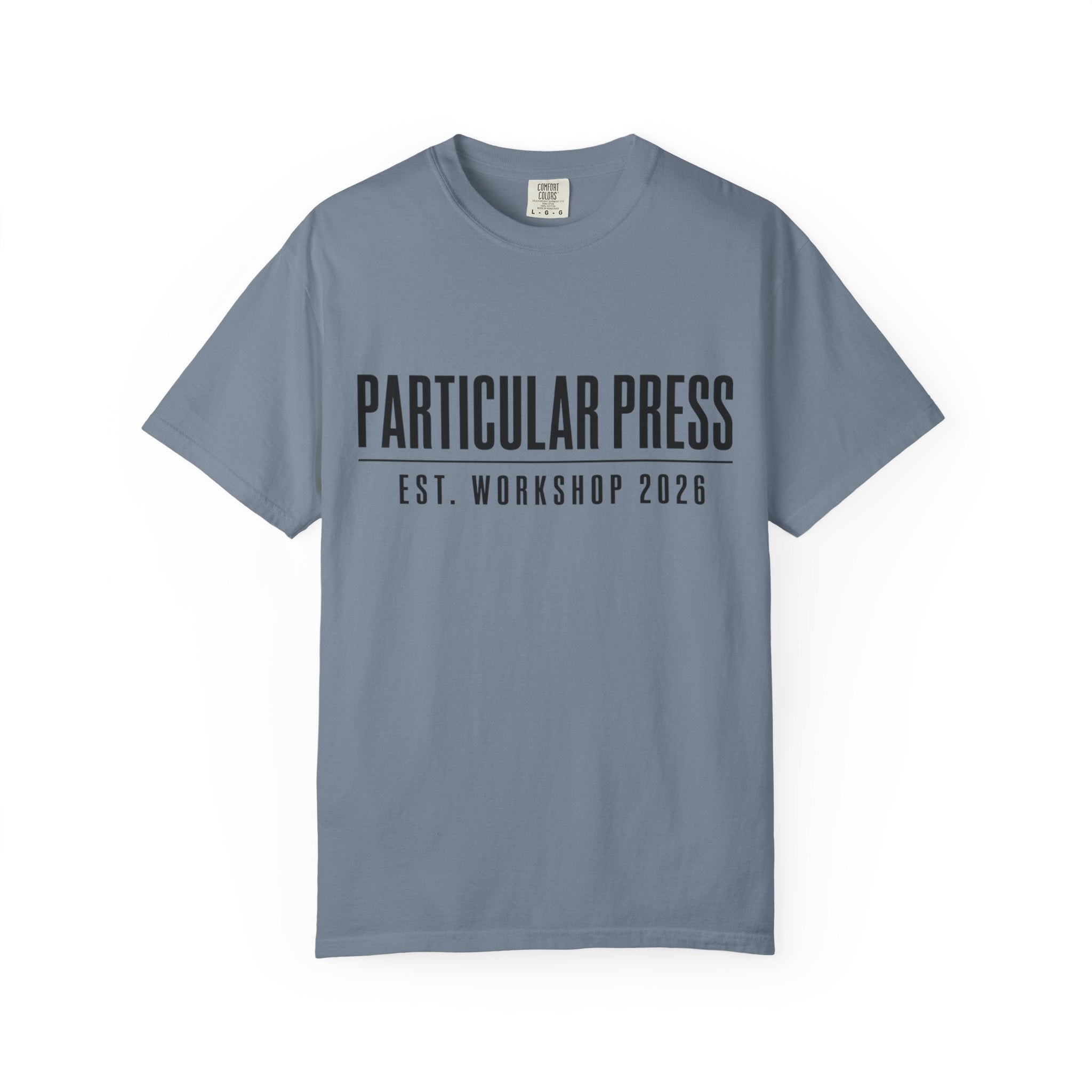 Workshop Est. Tee | Vintage Garage Logo Shirt for Mechanics & Builders